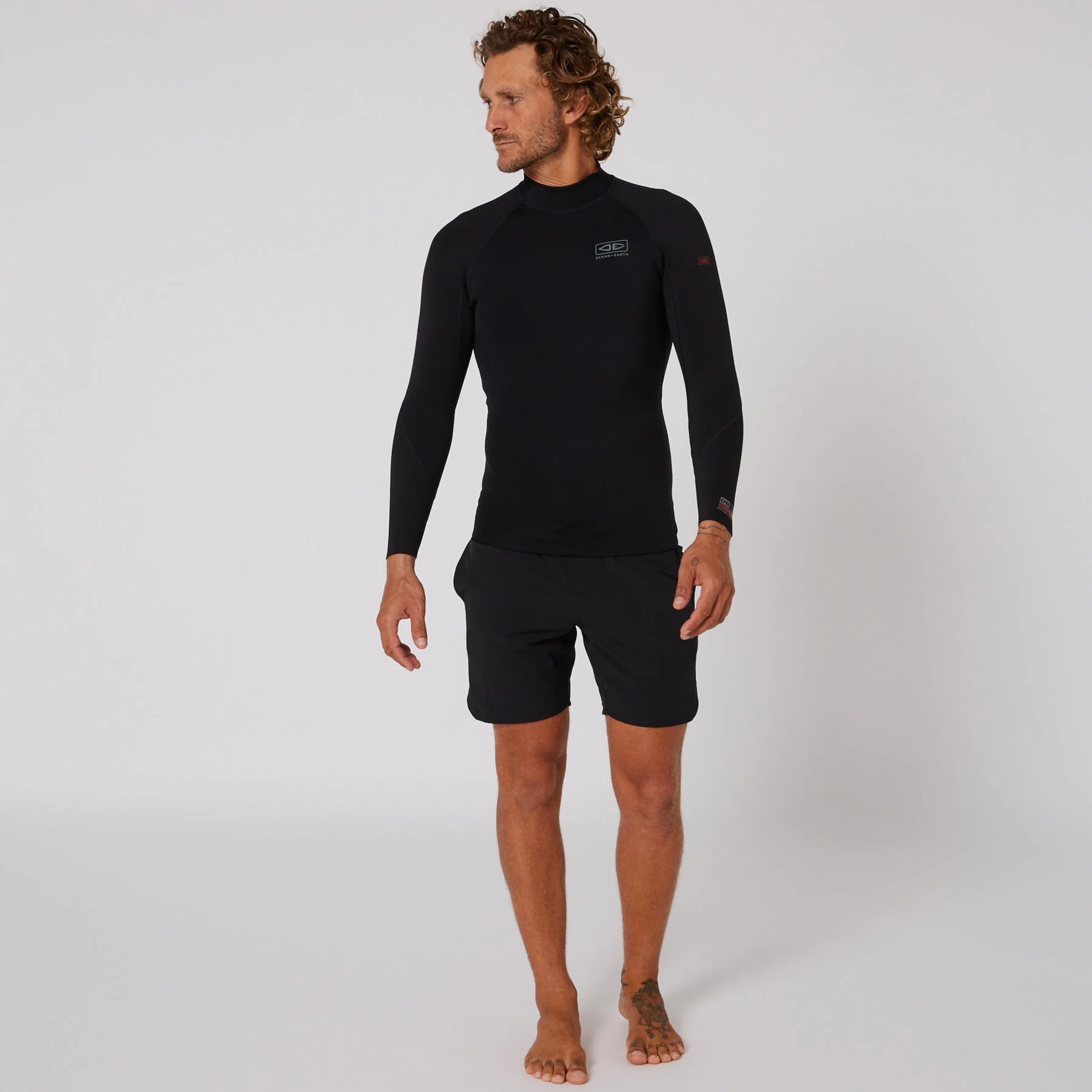 Top Néoprène OCEAN EATRH 1.5mm Manches Longues Double Black